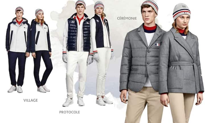 Die Bekleidung der Franzosen wurde von Lacoste entworfen. (Bild: lacoste.com)