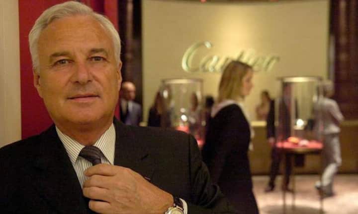 Beim Luxusgüterkonzern Richemont erhielten gleich zwei Geschäftsleiter ein Managergehalt. Bernard Fornas (im Bild) bekam 2014 7,9 Millionen Franken (plus 38 Prozent). Sein Kollege Richard Lepeu verdiente im vergangenen Jahr sogar 8,7 Millionen Franken (plus 1 Prozent).