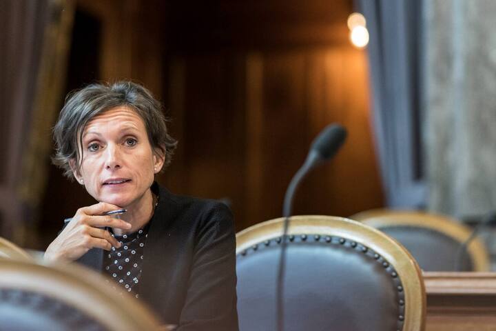Pascale Bruderer, SP-AG, spricht zu ihren Ratskollegen an der Herbstsession der Eidgenoessischen Raete, am Dienstag, 11. September 2018 im Staenderat in Bern. (KEYSTONE/Alessandro della Valle)