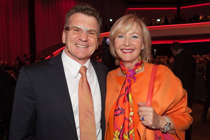 Hans-Ulrich Müller, Präsident SVC; Marlise Müller, seine Ehefrau