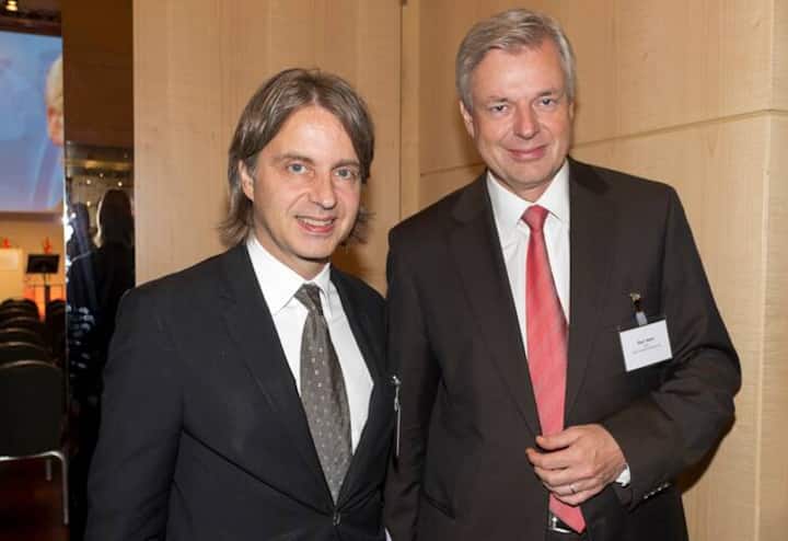 Frank Bodin, Chairman & CEO Euro RSCG Guppe Schweiz; Geri Aebi, CEO WIRZ Partner Holding AG