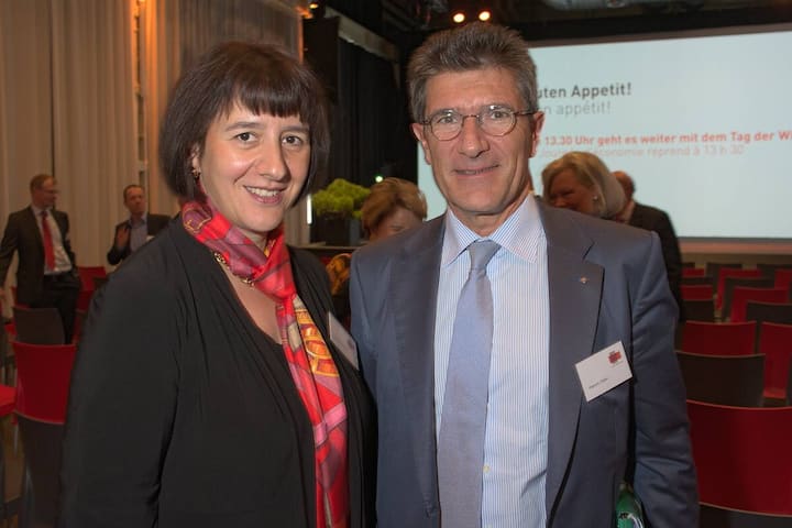 Jasmin Staiblin, CEO, Alpiq Holding AG; Patrick Odier, Präsident, Schweizerische Bankiervereinigung SBVg