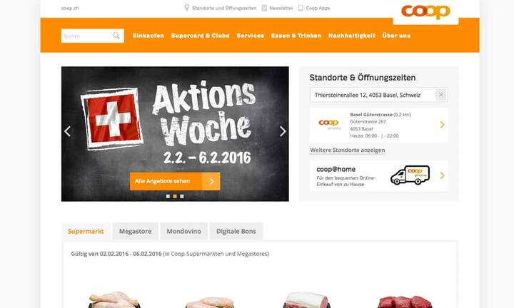 Platz 5: CoopPunktzahl: 40,4 von 80 (Vorjahr: Platz 6)