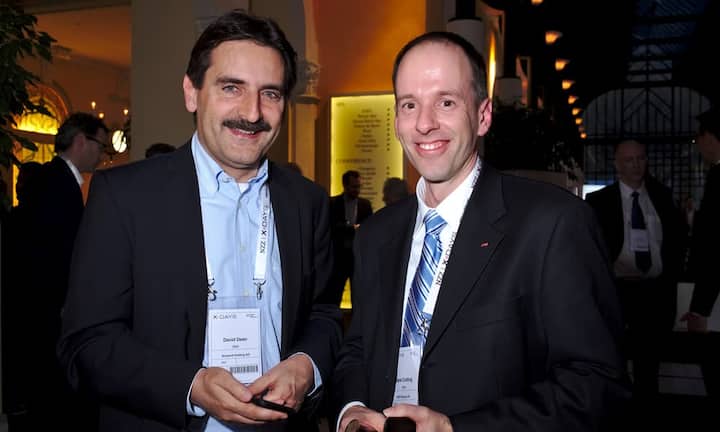 David Dean, CEO, Bossard Holding AG;
René Cotting, CFO, ABB Schweiz AG (v.l.n.r.)