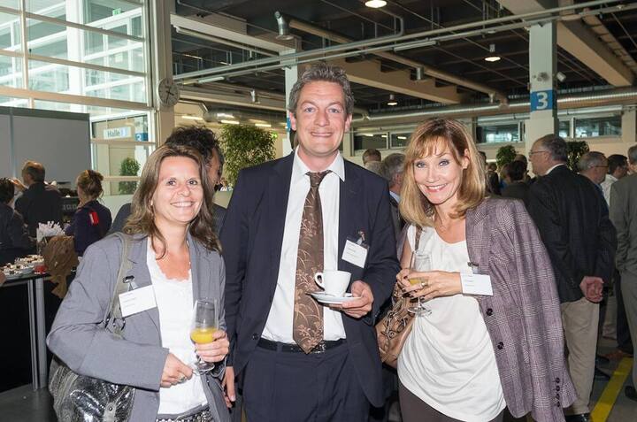 Sandra Schwarz, Exhibit & More; Christoph Küffer, ORBIS Executive Search AG; Iris Sorgalla, Exhibit & More
