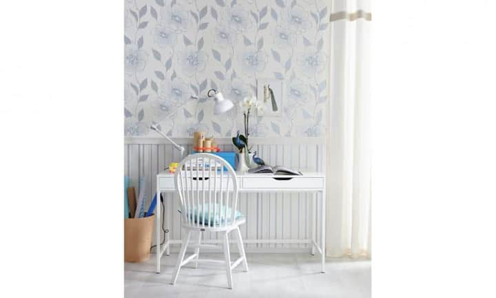 Dazu gehören gepuderte Töne und leichte Materialien.