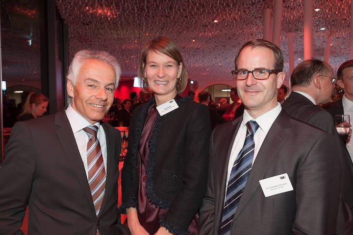 Denis Grisel, Direktor, Wirtschaftsförderung kanton Bern; Virve Resta, Wirtschaftsförderung Kanton Bern; Christoph Zimmerli, Rechtsanwald, Wenger Plattner