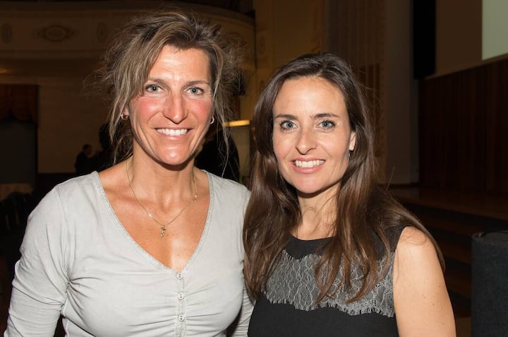 Evelyne Binsack, Extrembergsteigerin und Bergführerin; Sandra Studer, Moderatorin