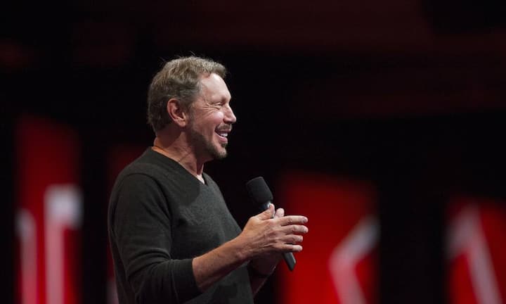 Oracle-Mitbegründer Larry Ellison ist mit 50 Milliarden Dollar unverändert wie im Vorjahr Dritter.