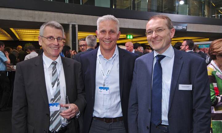 Heinrich M. Lanz, President, Swiss Foundation for Technical Cooperation;
Michel Kleisli, Geschäftsführer & Inhaber, ASE Technik AG;
Christoph Blättler, Ressortleiter, Swissmem