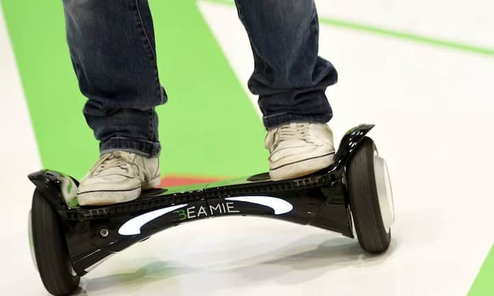 Das Hoverboard Beamie soll Spass mit Sicherheit verbinden.