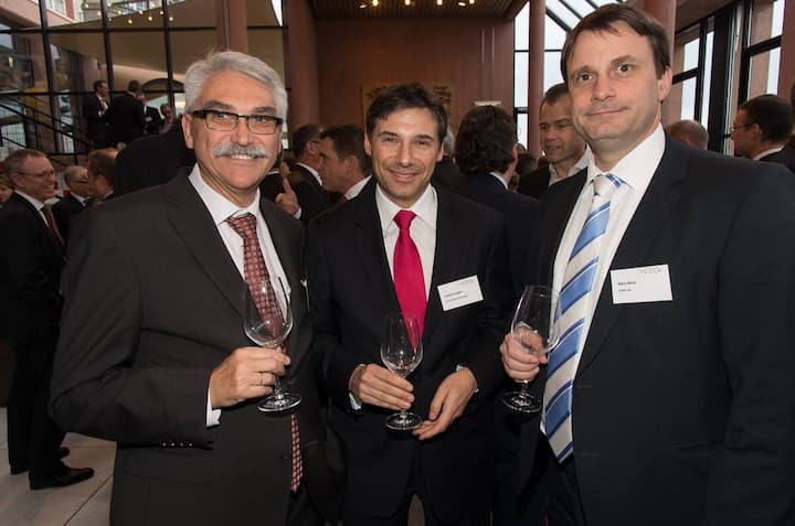 Siegfried Hampl, S. Hampl & Partner; Patrick Vogler, Grand Resort Bad Ragaz; Reto Benz, KPMG AG