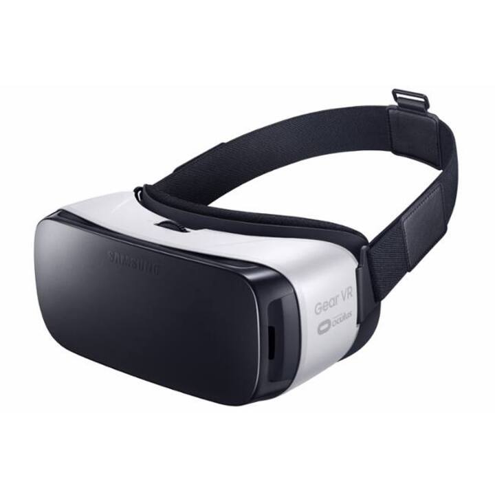 Samsung Gear VR: Diese Brille braucht einGalaxy-Smartphone, um VR-Inhalte zu zeigen. Es gibt Sensoren, die Kopfbewegungen erkennen sowie Tasten zur Steuerung. Das Gerät kostet 100 Franken (ohne Smartphone).