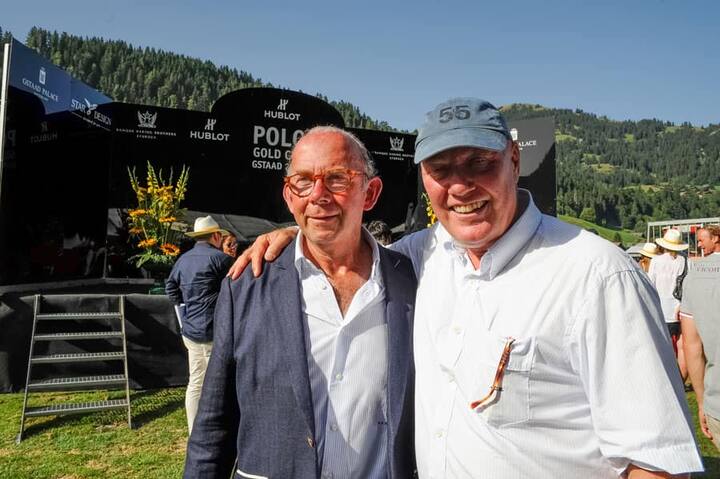 Hublot Polo Gold Cup-Chef Pierre Genecand mit Hublot-Verwaltungsratspräsident Jean-Claude Biver.