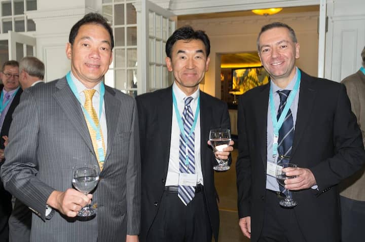 Kenji Kataoka, President, Kataoko & Co. Ltd.; Akio Takigawa, Division Manager, Kataoka & Co. Ltd:; Maurizio Decio, President Asia-Pacific, Barry Callebaut AG