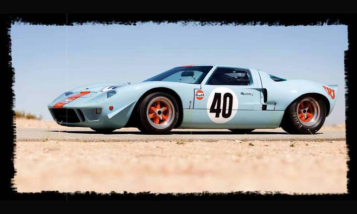 Rang 3: Ford GT40, Jahrgang 1968. Sein Kaufpreis: 11 Millionen Dollar. Das Fahrzeug setzte Steve McQueen 1971 für seinen Rennfilm «Le Mans» als Kamera-Auto ein. (Bild: Pawel Litwinski/Courtesy RM Auctions)