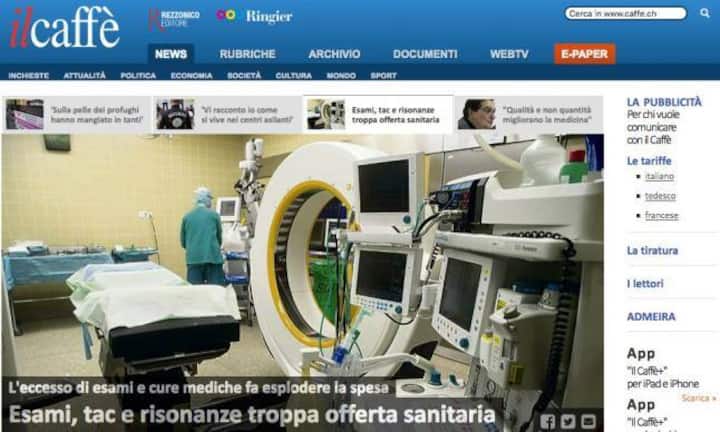 Bei der Zeitung «Il Caffè» werden vier Stellen gestrichen.