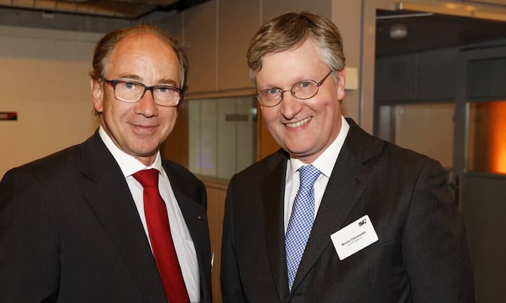 v.l.n.r.  Rolf Schatzmann; CRO Renova Management AG, Bruno Chiomento; Ernst & Young AG