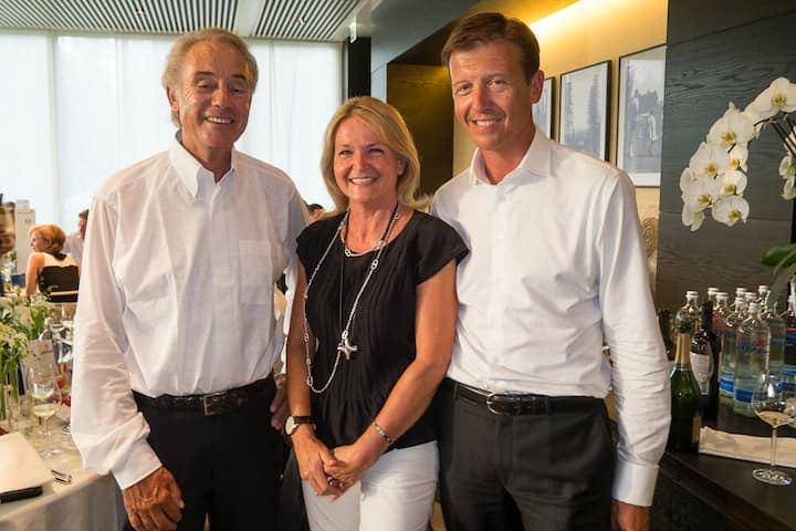 Bruno Marazzi; Marianne Arni; Paul Arni, Leiter Region Zürich Credit Suisse