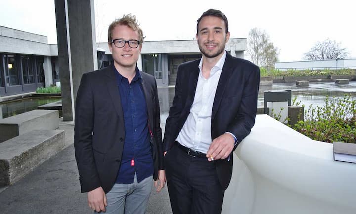 Titus Lasse Wilk, Startup, kala your life;
Jens Schongar, Student, Uni St. Gallen