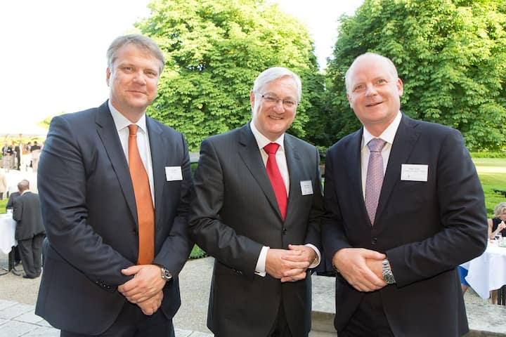 Timo Vättö, Partner, Valcrea AG; Peter R. Voser, CEO, Royal Dutch Shell PLC; Peter Tinner, Head of Sales & Marketing, OC Oerlikon Corporation AG