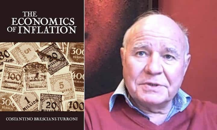 Der Schweizer Börsenguru Marc Faber hat ein ganz besonderes Buch, das er selbst zum wiederholten Male gelesen hat: «The Economics of Inflation» von Constantino Bresciani-Turroni. 1931 geschrieben, sei das Buch aktueller denn je – «weil es klar aufzeigt, wie monetäre Inflation die Reallöhne nach unten drückt», sagt der Investor. Keystone, ZVG