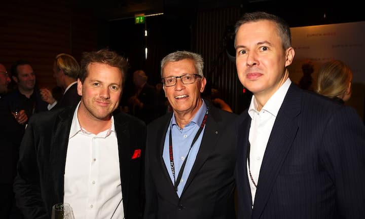 Christian Jott Jenny, Founder & Director, St. Moritz Jazz Festival;
Ivo Furrer, CEO, Swiss Life;
Adrian Künzi, CEO, Notenstein Privatbank