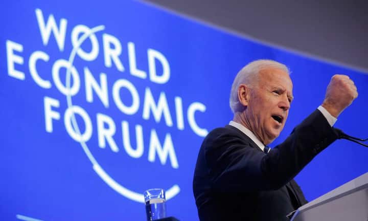 Kämpferisch der Auftritt eines weiteren abtretenden US-Politikers. Vizepräsident Joe Biden verteidigt die liberale Weltordnung und kritisiert Russland in seiner Rede scharf.