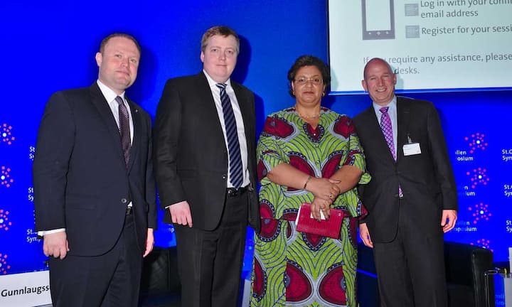 Joseph Muscat, Premierminister, Malta;
Sigmundur David Gunnlaugsson, Premierminister, Iceland;
Hanna Tetteh, Aussenministerin, Ghana;
Jack Markell, Governor of Delaware