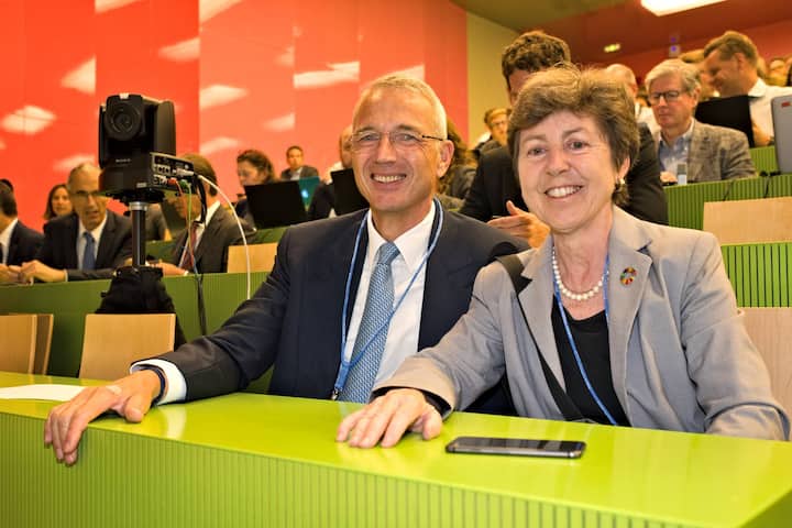 Axwe Lehmann, UBS Schweiz;Kathy Riklin, NationalrÃ¤tin CVP