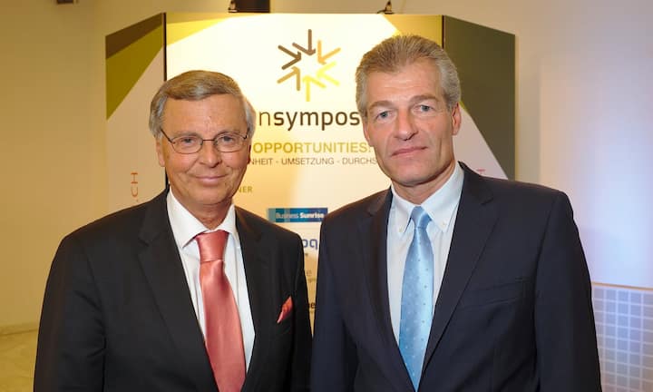 Wolfgang Bosbach, Mitglied des Deutschen Bundestages;
Heinz Karrer, Präsident, economiesuisse