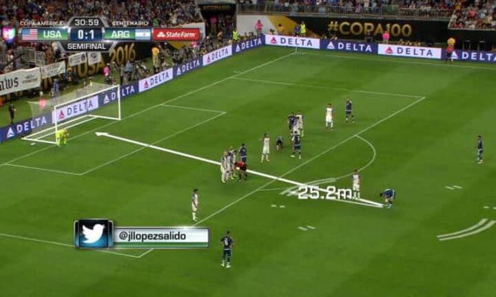 Im Sport und vor allem bei der Fernsehabdeckung von Sportereignissen ist Augmented Reality schon lange gang und gäbe.
Vimeo