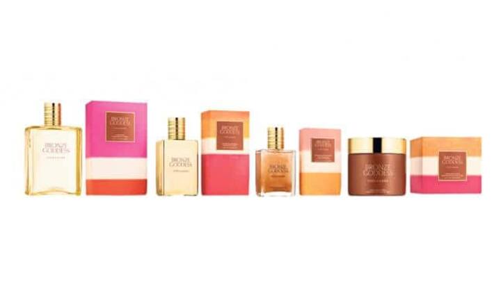 Estee Lauder
Die Bronze-Goddess-Kollektion 2014 von Estée Lauder bietet ein sommerliches Dufterlebnis. Mit Eau de Parfums, die nach Kokosmilch, Sandelholz und Orangenblüten duften und BodyÖl, -Creme und Splash mit Pflegestoffen wie Oliven, Traubenkernöl und Aprikosenkernöl. Preis: Eau Fraiche Skinscent 100 ml, 82 Franken, Body Splash 240 ml, 98 Franken, Body Oil Spray 50 ml, 52 Franken, Body Creme 200 ml, 52 Franken