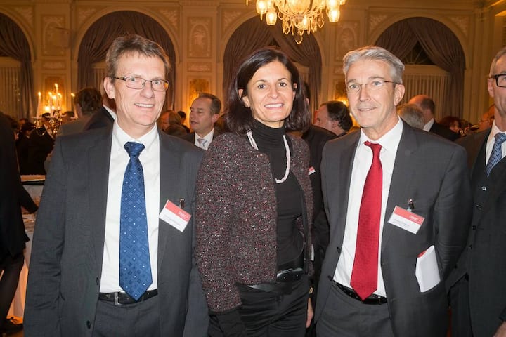 Christian Erismann, Bison Schweiz AG; Monika Walser, Freitag; Rafael Corazza, WEKO