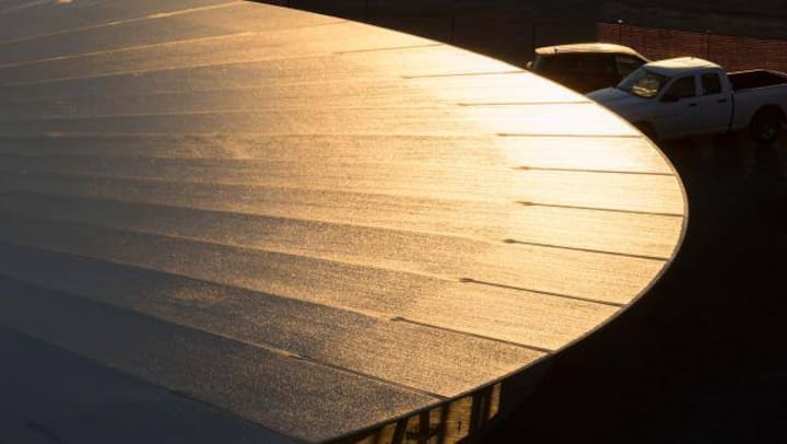 Das Dach ist aus 44 Einzelelementen zusammengesetzt. Foto: Apple/Mashable