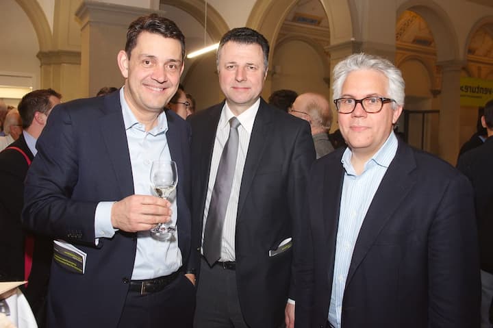 Felix Mayer, Co-Geschäftsführer, Sensirion AG; Gary O. Martini, Founder & Owner, Maincode GmbH; Alexander Schläpfer, Partner, aster capital, Paris