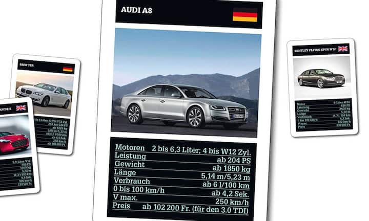 Dank einem eben an der IAA 2013 präsentierten Facelift mit geschärfter Karosserie und vielen Verbesserungen wird das Audi-Flaggschiff noch attraktiver. Unter anderem wurden die Motoren überarbeitet. Sie sind jetzt kräftiger und dennoch sparsamer. Als Besonderheiten bietet Audi verbessertes LED-Matrix-Licht, eine Hybrid-Version und Allradantrieb.