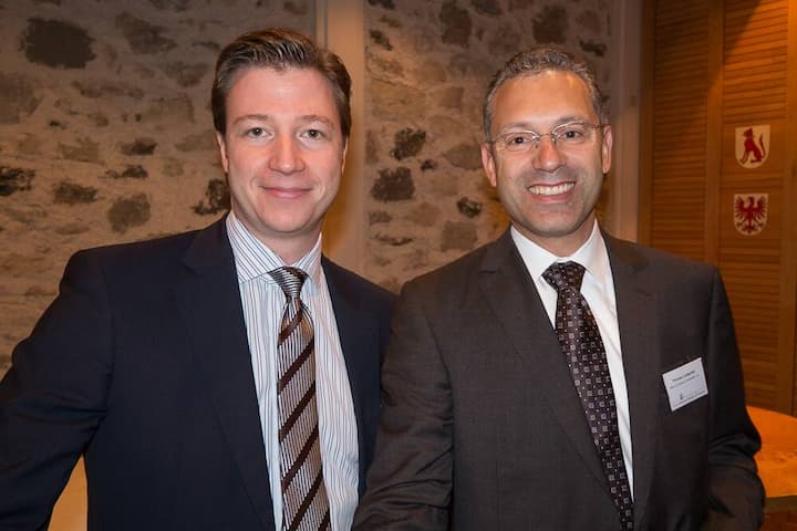 Daniel Gierke, Partner, Engineering Management Selection E.M.S.; Thomas Lustgarten, Managing Director, Bain & Comany Switzerland