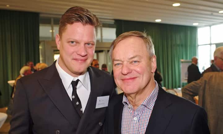 Die  Weinsponsoren Vater und Sohn:
Rudi Bindella Jr.;
Rudi Bindella, Inhaber, Bindella Terra Vite Vita SA