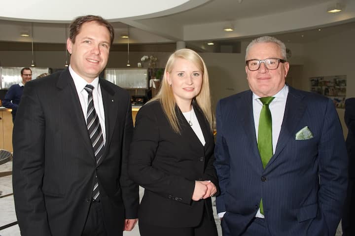Makrus Anker, Evangelische Kirche St. Gallen; Ivonn Nicole Barkholz, Direktorin Geschäftskunden, HypoVereinsbank; Thomas Sattelberger, ehemaliger Vorstand ( Mai 2013), Deutsche Telekom
