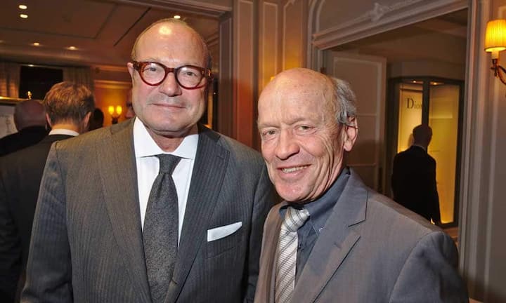 Andreas Schmid, Präsident des VR, Flughafen Zürich AG;
Hans Geiger, Professor Emeritus of Banking