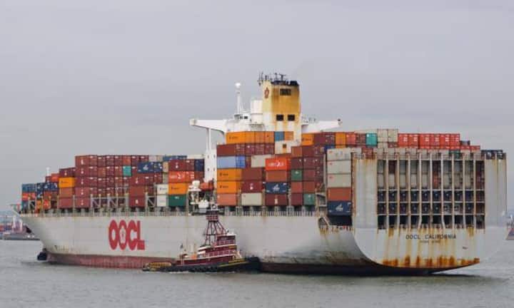 OOCL California: Ablieferung 1995, Kapazität 5344 TEU. InSapphoWeTrust/CC/Flickr