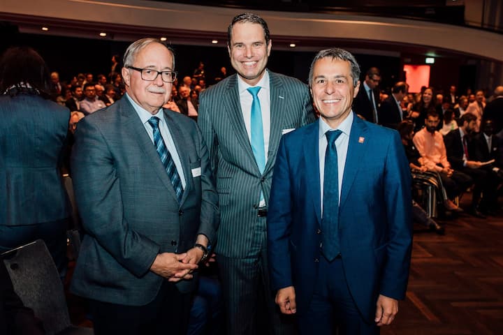 Samuel Schmid (alt Bundesrat), Beat BrechtbÃ¼hl (Kellerhals-Carrard) und Ignazio Cassis (Bundesrat)