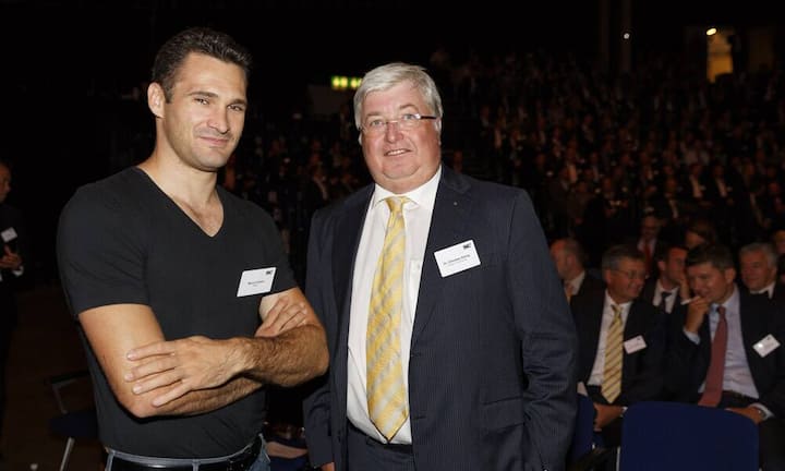 v.l.n.r. Marcel Dobler; Geschäftsführer digitec AG / Galaxus AG, Dr. Christian König; CEO Farner Consulting AG