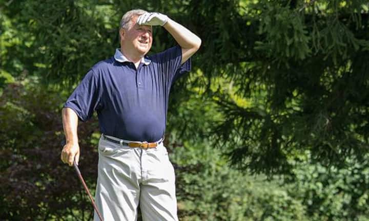 Bjørn Johansson, Handicap 22.4: «Folgende Eigenschaften helfen nicht auf dem Golfplatz: Ungeduld, sich ärgern und jede Form von Stress.»