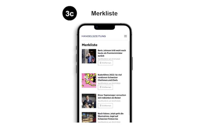 Merkliste