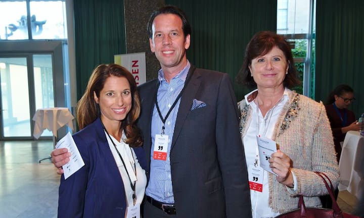 Claudia Haas, UBS AG;
Christoph Haas, General Manager, Schmohl AG;
Monika Domeisen, Inhaberin, Charissima Training