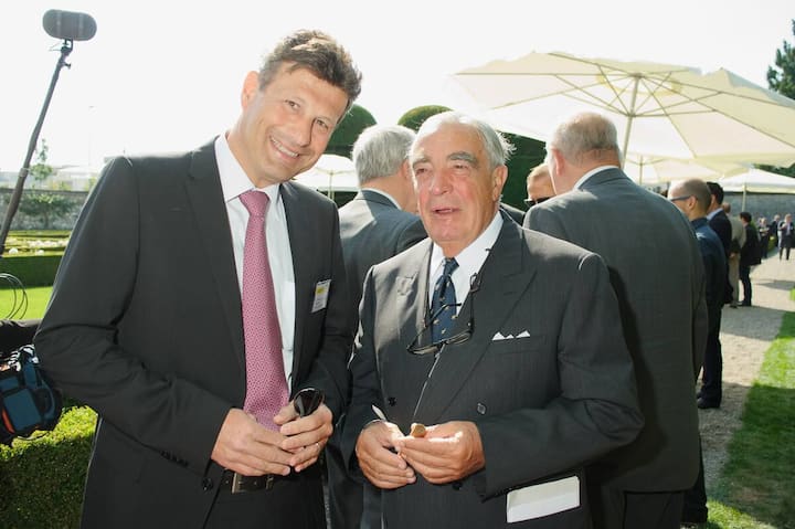 Daniel Borer, Präsidend, W.A. de Vigier-Stiftung; Moritz Suter, Privatier.