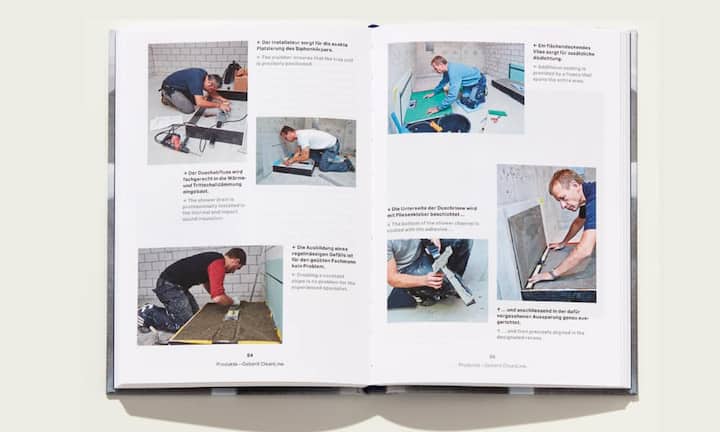 Geberit liegt im Gesamtranking auf Platz 2. Ein Taschenbuch mit üppig bebilderten Geschichten, ein Kurzbericht und
ein Faktenblatt – der komplette Geschäftsbericht findet sich nur im Internet.