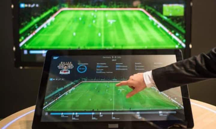 Fussball-Analysesoftware von SAP: Die deutsche Nationalmannschaft hat auf dem Weg zum Titel an der WM 2014 auch auf modernste Technologie gesetzt.